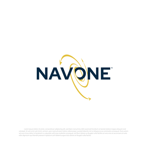 NavOne Logo - Sub Brand of NavPass.aero Design by Dan_Tangerine