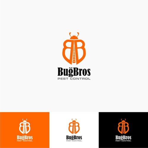 Modern but vintage logo for BugBros Pest Control. Help us kill bugs in ...