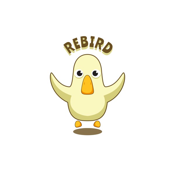 mascot icon - rebird duck