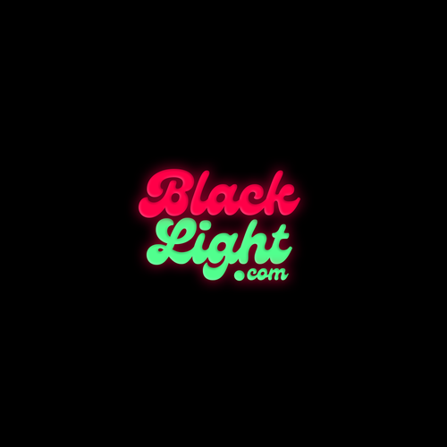 Logo for Blacklight online store to convey 'smoke shop' culture Design by axact