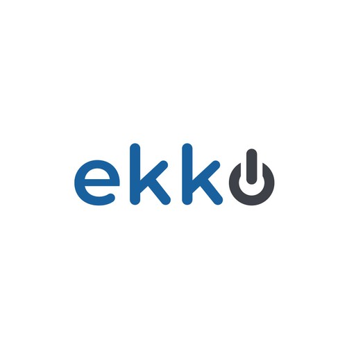 SIMPLE LOGO - ekko Letters then dm after Design by R_Logo