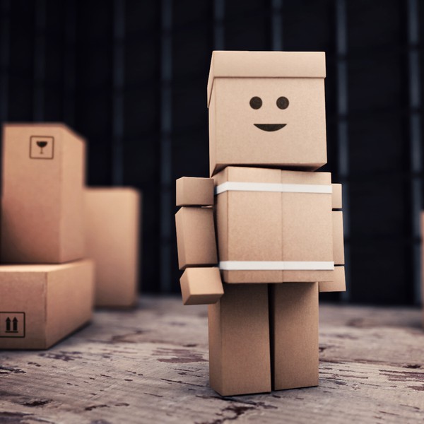 Mascot for a Moving Company