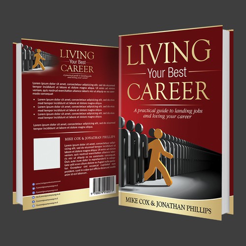 Design inspirational book cover for career-changing book Design by Lizaa