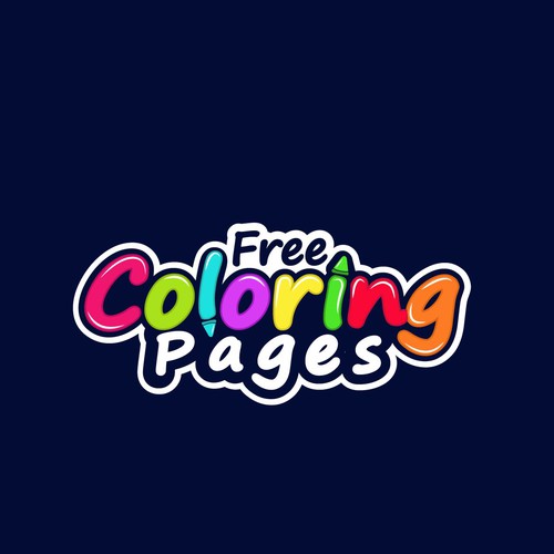 Help us create a logo for our coloring website! Design by Bila Designs