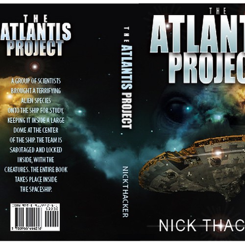 Thriller/Sci-Fi Book Cover Design in Award-Winning Author's Series! Design by fwhitehouse7732