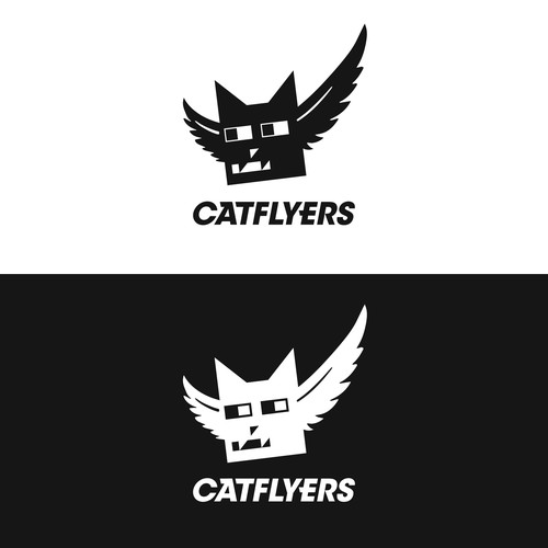 Design di Blend images to create flying cat sneaker logo: CATFLYERS di Mazsan