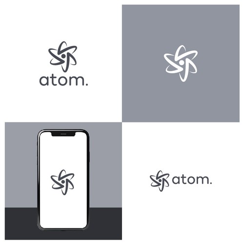 Create Atom Symbol In Shape of Letter "S" Design von Design.artz Studio