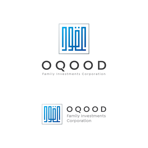 Oqood branding project - Arabic and English text version logo Design by oxyart™