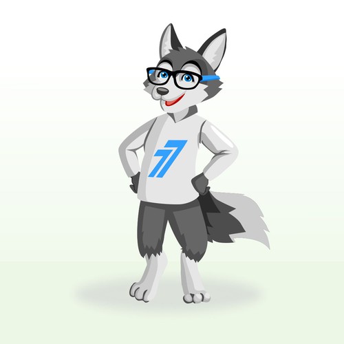 Design "silver fox 77" (cartoon/comic style) for our new website di Heyjuly