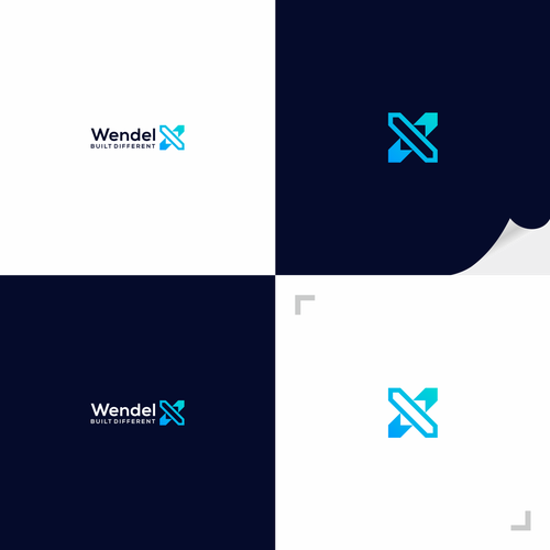 Luxury Logo Design for Wendel X — A Premium Construction Brand Built Different Design by bell_gið