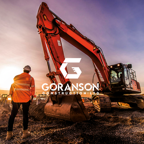 New company logo for booming excavation company. Design by valentin.me