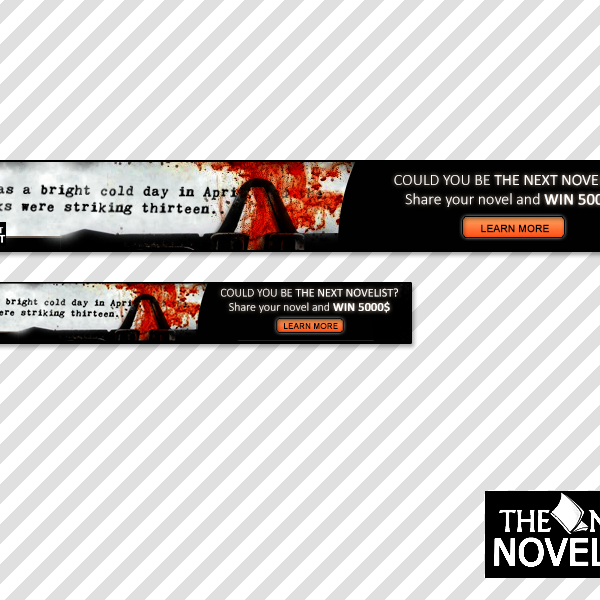 Help The Next Novelist with a new banner ad