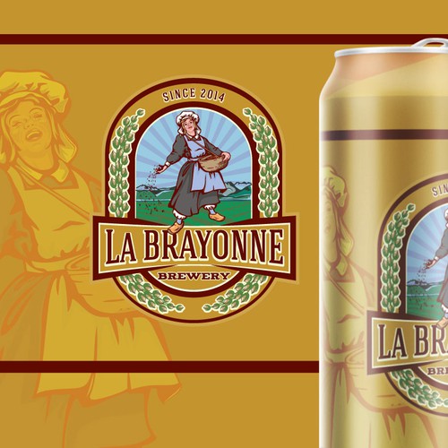 La Brayonne beer tag Diseño de Freshinnet