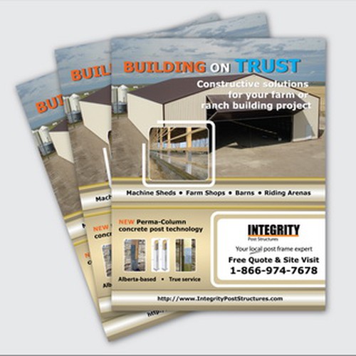 Designs | Print ad design for Integrity Post Structures | Other Graphic ...