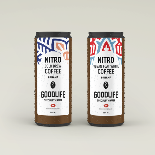 Design an exciting new coffee beverage label for launch in Switzerland Design by Daniela❧M