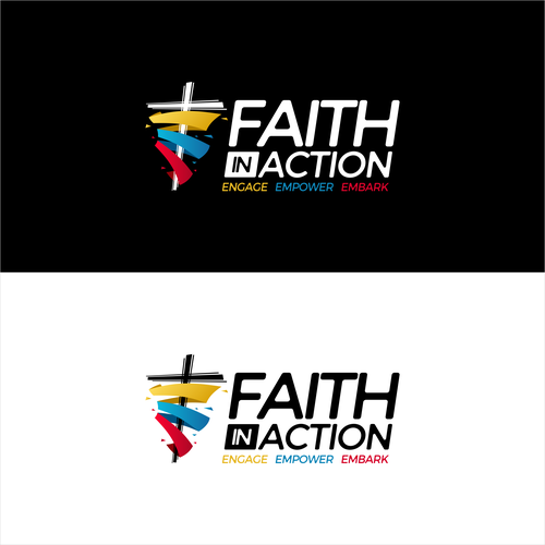 Design an inspiring and creative logo for our new vision: Faith in Action! Design by DC | DesignBr