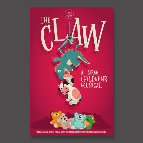 Design eye-catching poster for new musical “The Claw” Design by rickyports