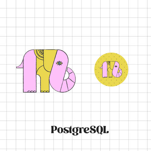 PostgreSQL v16 Release Artwork Design von hashWednesday