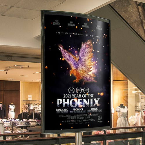 Fun Faux Movie Poster for a Public Company - 2021 Phoenix Design by Sir Trevor™