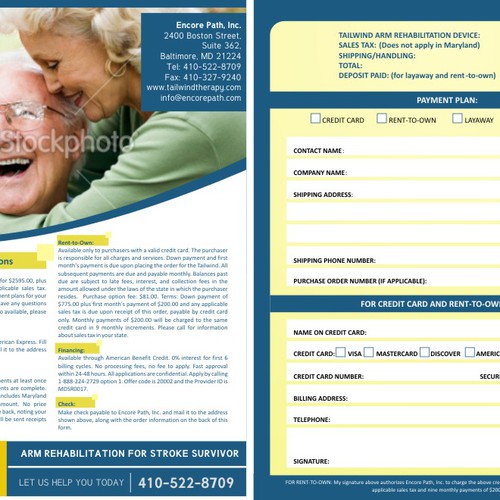 Design 2-page brochure for start-up medical device company Ontwerp door hasteeism