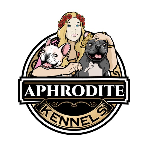 Design logo for French Bulldog breeder In Music City Aphrodite Kennels Design von infernal kiss