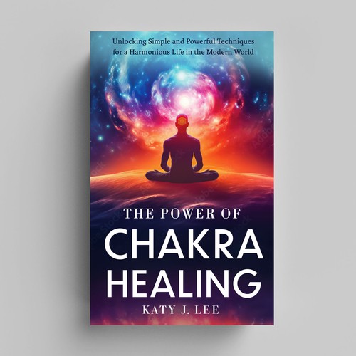 🔥🔥-=  UNIQUE CHAKRA HEALING KDP Ebook Cover =- 🔥🔥 Design by Elvie Designs