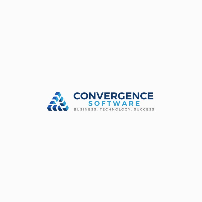 Create a modern logo illustration for Convergence Software | Logo ...