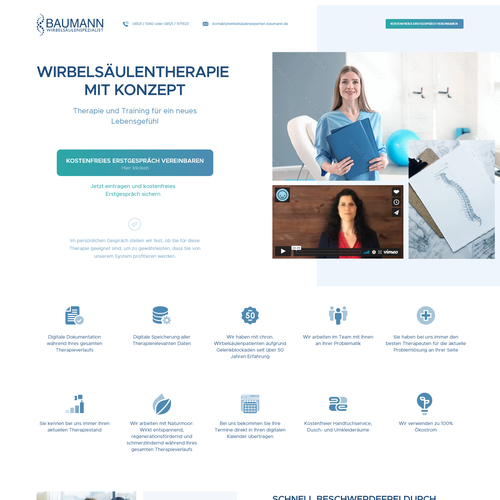 Landing page design contest entry by Mulbrry