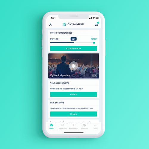 Mobile App Screens design for AI based Technology start up Design by Zeyane Ezziani