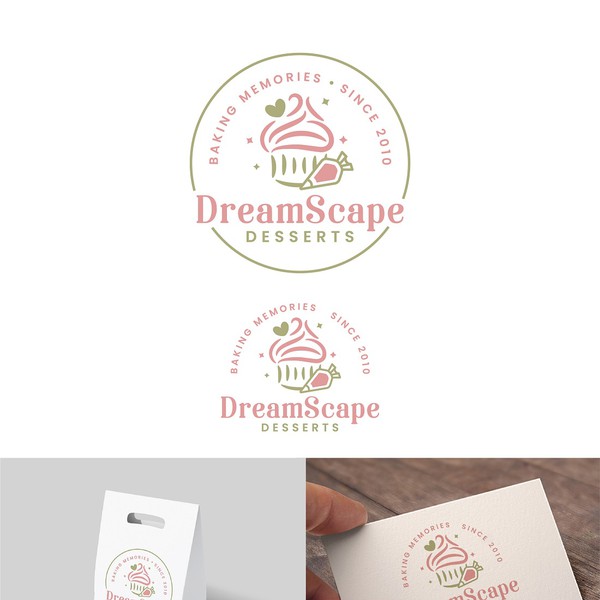 Diseño de fashionabledesigner titulado "Feminine logo for cupcakes and desserts"