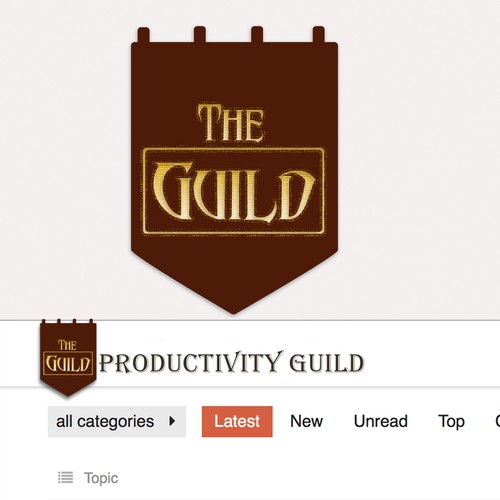 Design a new logo for the productivity guild, concurso Design de logo