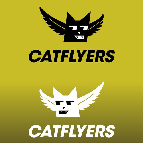 Design di Blend images to create flying cat sneaker logo: CATFLYERS di citra1988