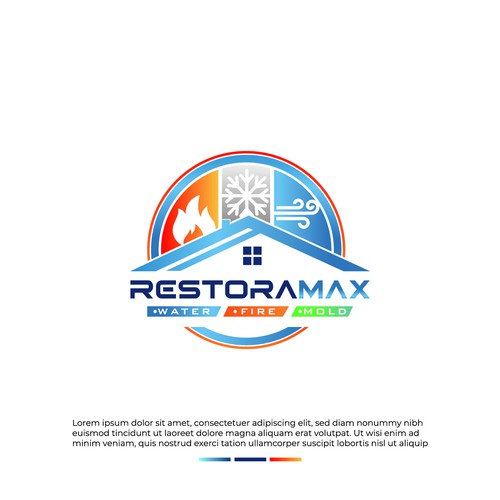 Restoration Company Branding. Design by Meeeeeerr_25