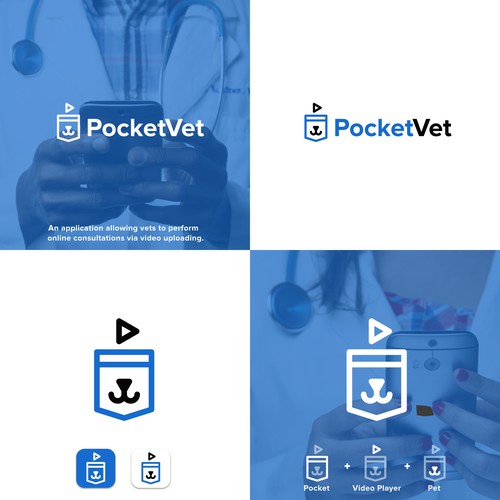 Create a logo for a disrupting mobile vet company Design by Raul B