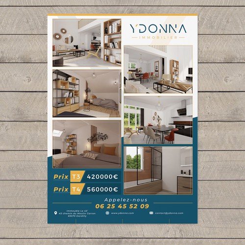 Postal, flyer o impreso propuesta en el concurso por CHAKER LAHMADI