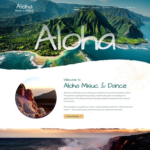 Aloha Spirit of Hawai'i offering stories and Hula courses Design by teardrops285