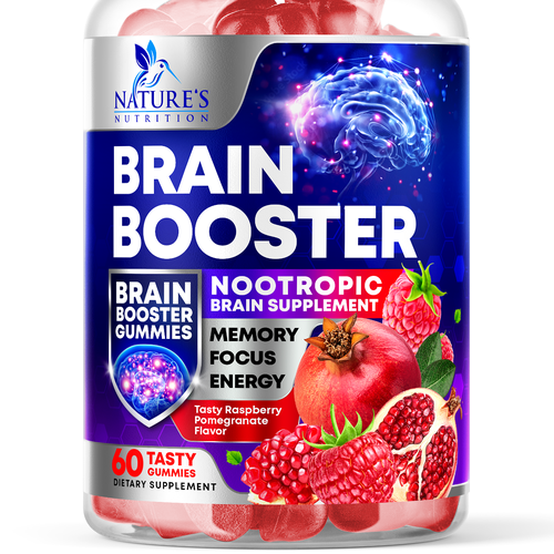 Brain Booster Supplement Design Needed for Nature's Nutrition Design by rembrandtjurin