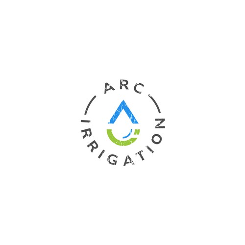 Logo Design for "Arc Irrigation" - Rebranding of company Design by Varun Davera