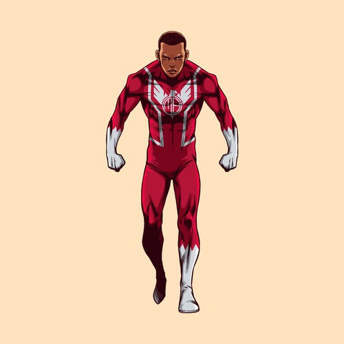 Super Hero character Design by Morgan SG