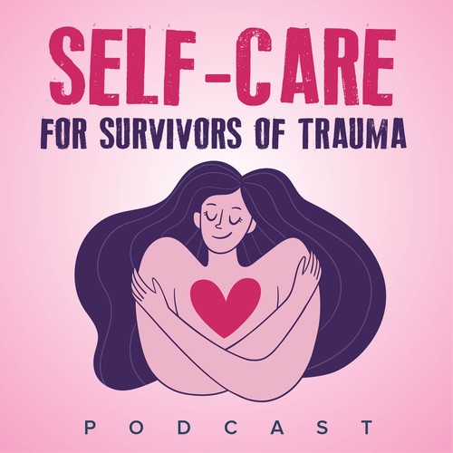 Please help me create a whimsical, calming image to use on my self-care for survivors podcast Design by Graphics House