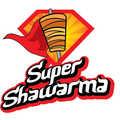 logo for Super Shawarma Design by Yzen Cheah