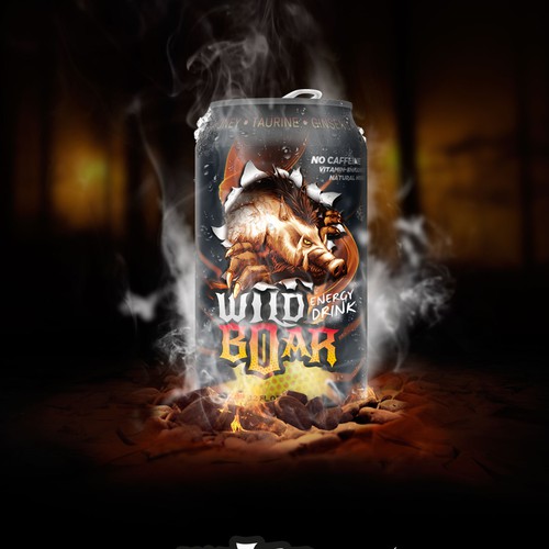 wild-boar-energy-drink-label-product-label-contest