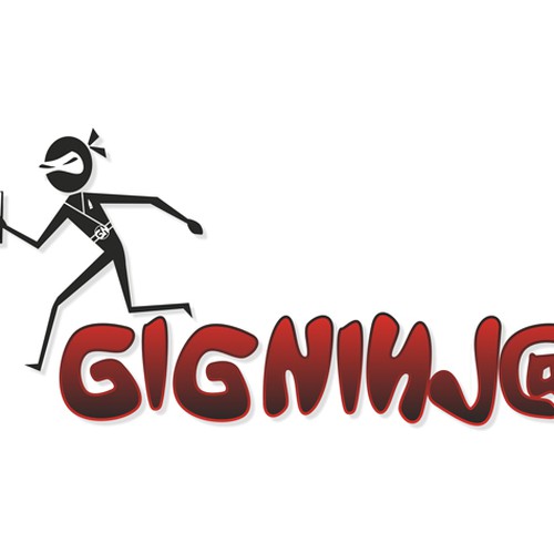 GigNinja! Logo-Mascot Needed - Draw Us a Ninja Design by n4t