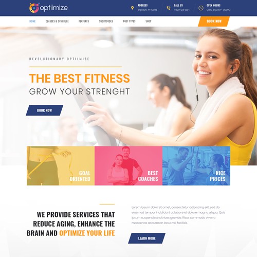 Optiimize longevity website Design by ⚡️unbox.style⚡️