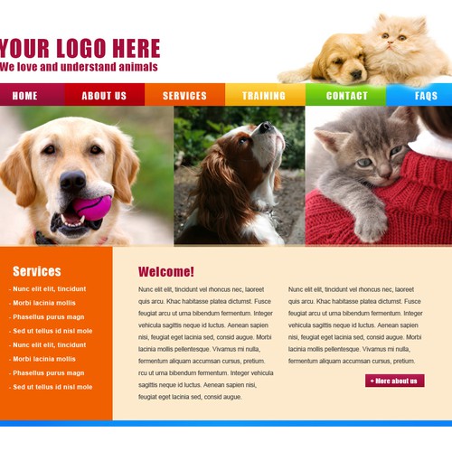 1-3 Page Website Template Design von RMDesigns