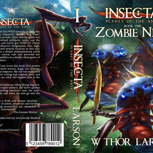 Book cover: mg/ya fantasy adventure novel (insecta: planet of the ants), Book  cover contest