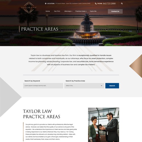 Taylow.Law Website and Software Platform Design by Moonlight Digital