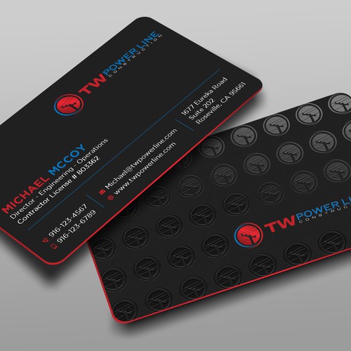 Business Card for a high voltage company Design by prosenjit_P