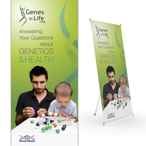 Create a conference poster for Genetic Alliance! Design by LocLe