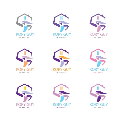 Need a Fun and Powerful Logo for a Female in Home Trainer! Design by A Krikoryan